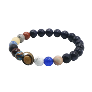 Bracelet perle système solaire
