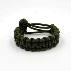 Bracelet de survie homme vert
