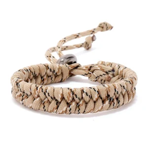 Bracelet de survie paracorde mix khaki