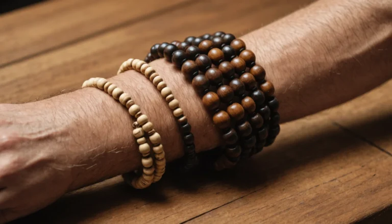 bracelet bois homme signification